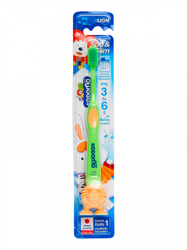 LION Kodomo Щётка зубная для детей от 3 до 6 лет