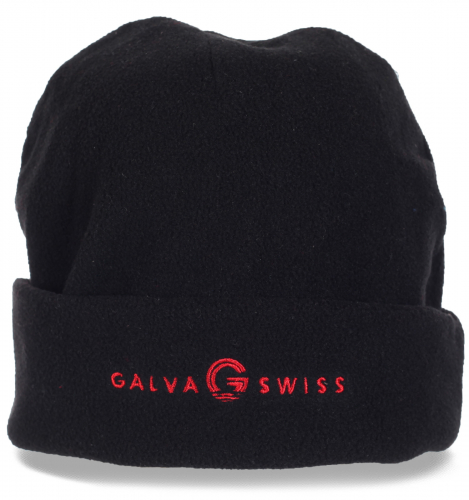 Теплая флисовая мужская шапка Galva Swiss утепленная флисом - отменная защита твоего здоровья в морозные холода. №1596