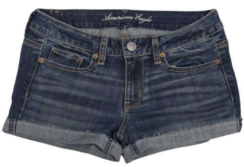 Практичные джинсовые шорты American Eagle для классных девчонок. Модель в 