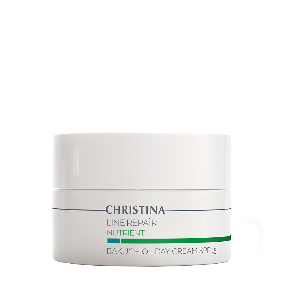 CHRISTINA Крем дневной с бакучиолом SPF15 / Line Repair Nutrient Bakuchiol Day Cream SPF15 50 мл