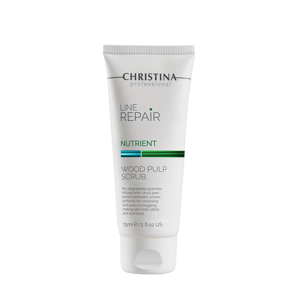CHRISTINA Скраб с частицами коры цитрусовых для лица / Line Repair Nutrient Wood Pulp Scrub 75 мл