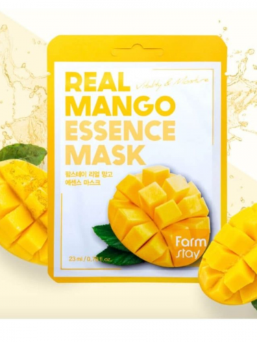 Farm Stay /Тканевая маска для лица с экстрактом манго. Real Mango Essence Mask. 10 шт.