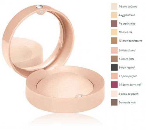 Bourjois тени д/век 1-ые  LITTLE ROUND - 05 CHOCO LATTE