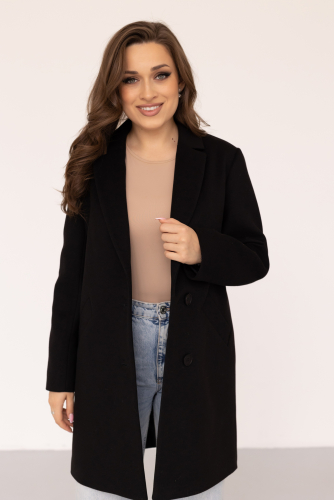 Пальто женское демисезонное 24720 (черный)