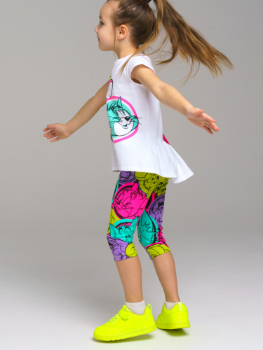  924 р  1353 р   Комплект трикотажный для девочек: фуфайка (футболка), брюки (легинсы)