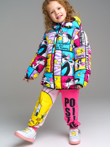  3302 р  3949 р     Куртка текстильная с полиуретановым покрытием для девочек