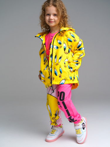  2111 р  3836 р   Куртка текстильная с полиуретановым покрытием для девочек (ветровка)