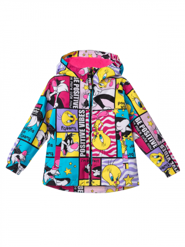  2132 р  3836 р      Куртка текстильная с полиуретановым покрытием для девочек (ветровка)
