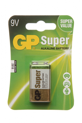 Батарейка GP Super 9V 6LR61 крона алкалиновая BL1 (1/10/200)