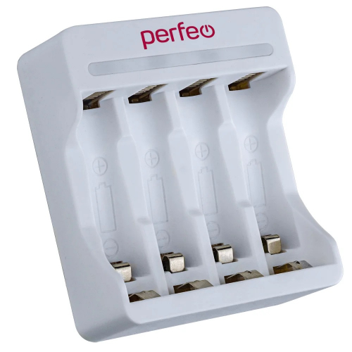 Зарядное устройство Perfeo PF-UN-410 (1-4 акк. AA, AAA Ni-MH/Cd, питание от USB)