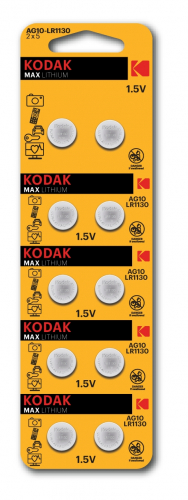 Батарейка Kodak AG10 LR1130 BL10 (10/100)