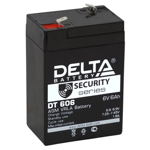 Аккумулятор 6v-6Ah Delta