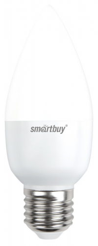 Светодиодная (LED) Лампа Smartbuy-С37-07W/4000/E27 (7W/белый/E27) (заказ кратно 10шт)