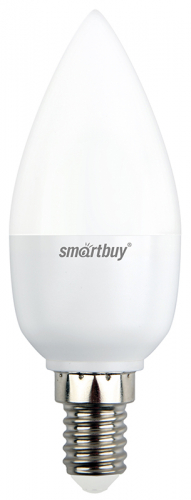 Светодиодная (LED) Лампа Smartbuy-С37-07W/3000/E14 (7W/теплый/E14) (заказ кратно 10шт)