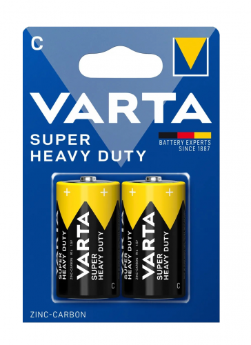 Батарейка Varta Super Life (2014) R14 BL2 (2/24/120)