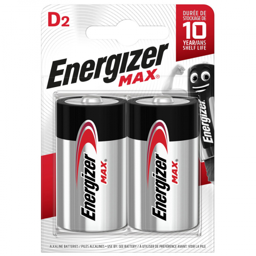 Батарейка Energizer LR20 MAX D BL2 (2/24)