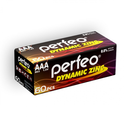 Батарейка Perfeo R03 AAA Dynamic Zinc SR4 (60)