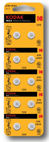 Батарейка Kodak AG13 LR44 BL10 (10/100)