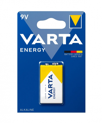 Батарейка Varta 9V крона Alkaline Energy (4122) BL1 (1/10/50)