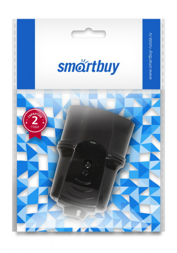 Штепсельное гнездо Smartbuy с заземлением черное 16А 250В (SBE-16-S01-bz)