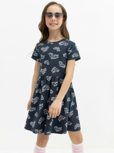 Платье детское для девочек Rusne2 20210200581 темно-синий
