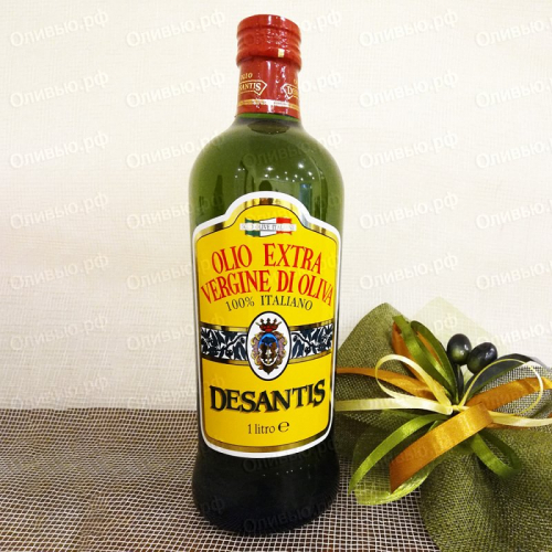 Масло оливковое EXTRA VIRGIN 100% Italiano Desantis 1 л
