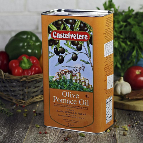 Масло оливковое рафинированное Pomace Olive Oil Castelvetere 5 л