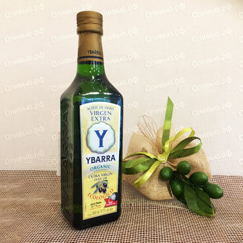 Масло оливковое EXTRA VIRGIN Organic Ybarra 500 мл