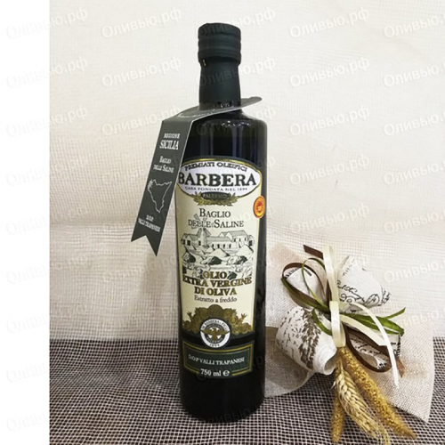 Масло оливковое EXTRA VIRGIN DOP Bagliosaline Barbera 750 мл