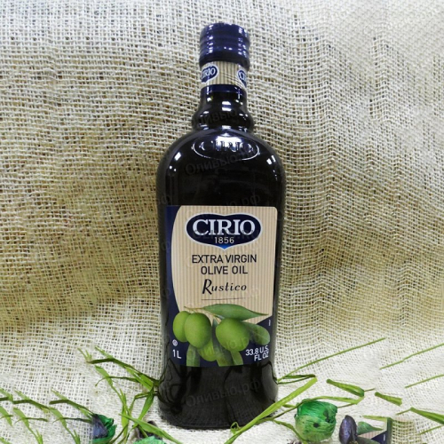 Масло оливковое EXTRA VIRGIN Rustico Cirio 1 л