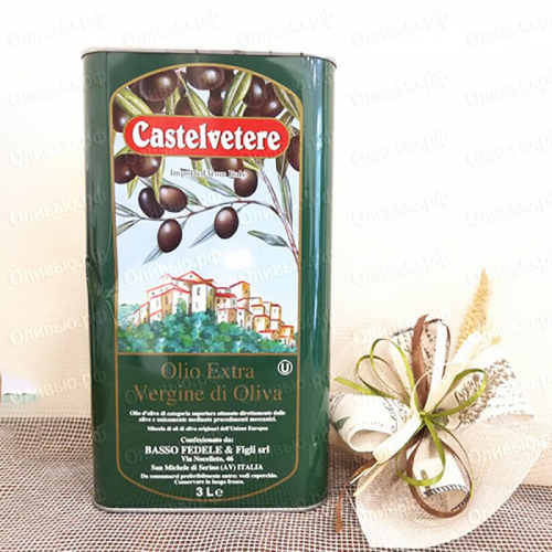 Масло оливковое EXTRA VIRGIN Castelvetere 3 л