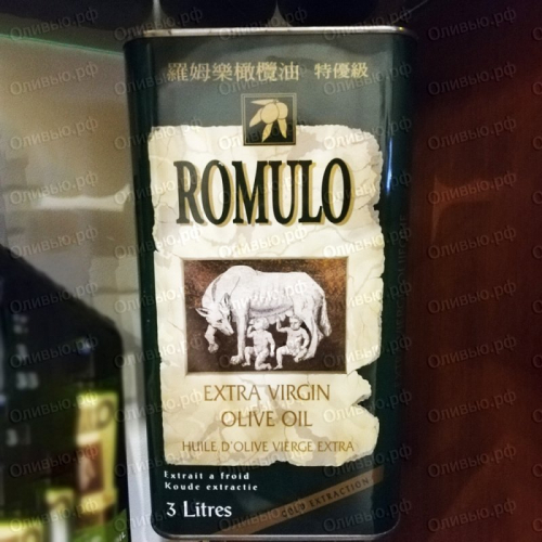 Масло оливковое EXTRA VIRGIN Romulo 3 л ж/б
