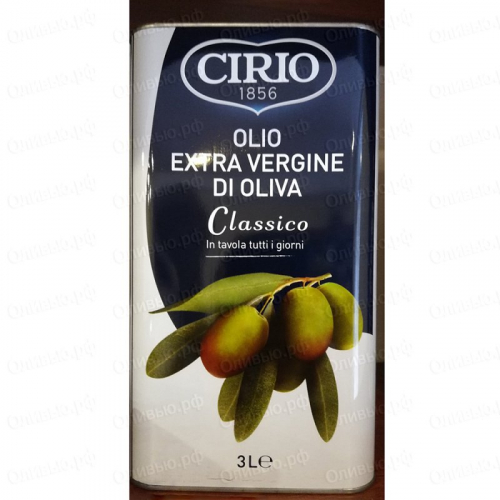 Масло оливковое EXTRA VIRGIN Cirio 3 л