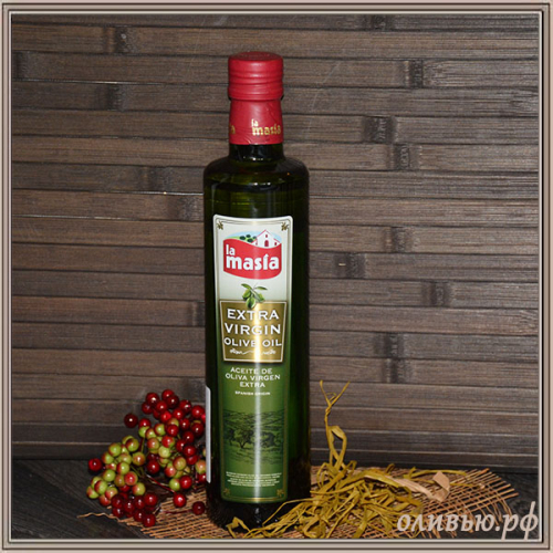 Масло оливковое EXTRA VIRGIN Organic La Masia 500 мл