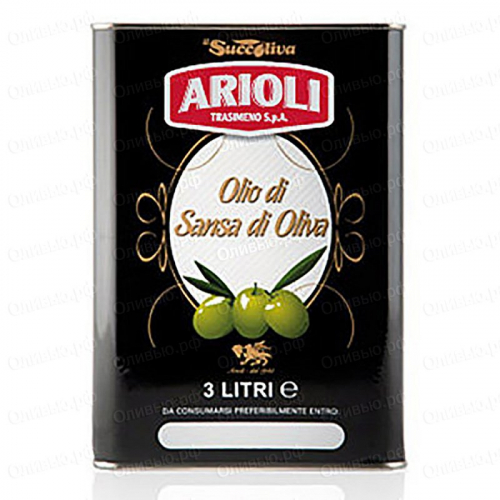 Масло оливковое рафинированное Pomace Olive Oil Trasimeno 3 л ж/б