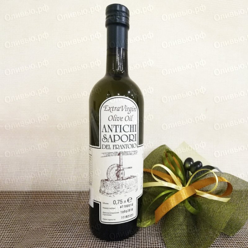 Масло оливковое EXTRA VIRGIN НЕфильтрованное Antichi Sapori 750 мл