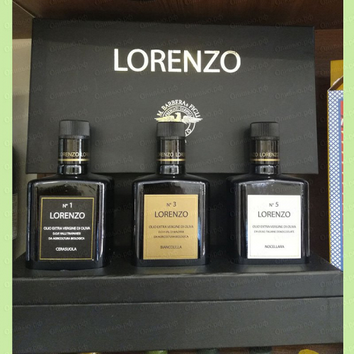 Набор оливковых масел EXTRA VIRGIN высшего качества (Lorenzo №1+№3+№5) Barbera 3*500 мл