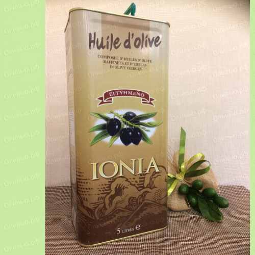 Масло оливковое Pure Olive Oil Ionia 5 л ж/б