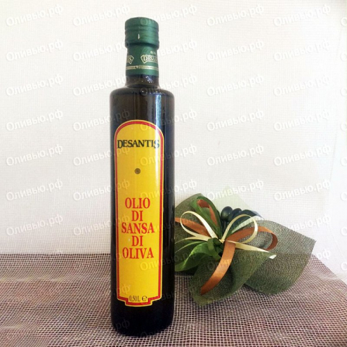 Масло оливковое рафинированное Pomace Olive Oil Desantis 500 мл