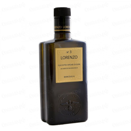 Масло оливковое EXTRA VIRGIN DOP BIO Lorenzo № 3 Barbera 500 мл