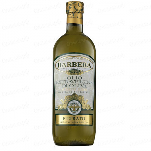 Масло оливковое EXTRA VIRGIN Фильтрованное Barbera 1 л
