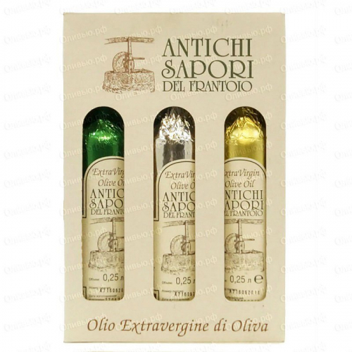Набор оливковых масел EXTRA VIRGIN (нефильтрованное) Azienda Agricola Il Frantoio 3*250 мл