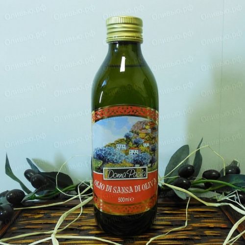 Масло оливковое рафинированное Pomace Olive Oil Donna Paola 500 мл