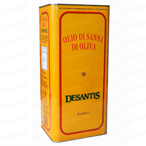 Масло оливковое рафинированное Pomace Olive Oil Desantis 5 л ж/б