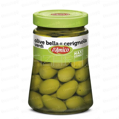 Оливки зеленые Bella D'Amico 730 гр