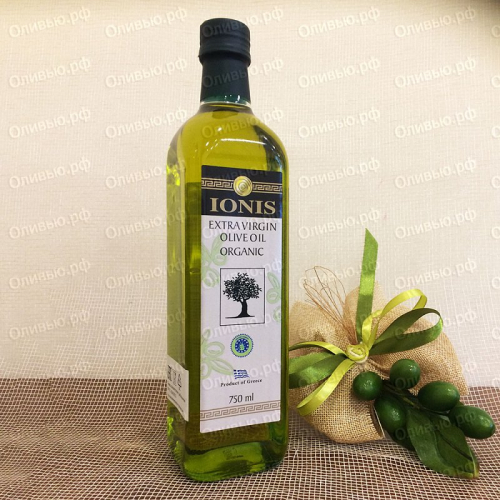 Масло оливковое EXTRA VIRGIN Organic Ionis 750 мл