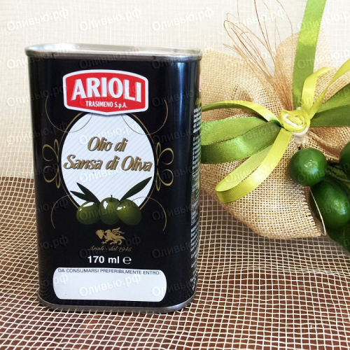 Масло оливковое рафинированное Pomace Olive Oil Trasimeno 170 мл ж/б