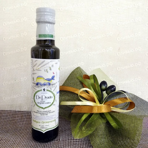 Масло оливковое EXTRA VIRGIN Organic для будущих мам De Prado 250 мл