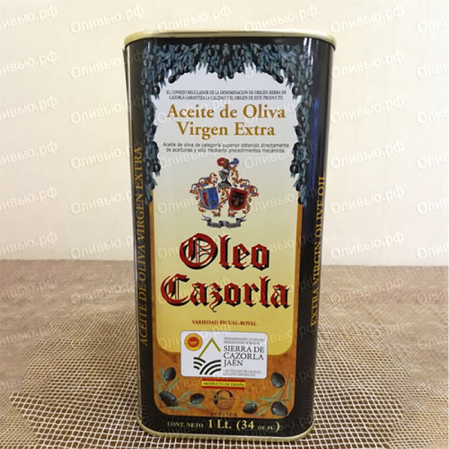 Масло оливковое EXTRA VIRGIN DOP Oleo Casorla 1 л ж/б