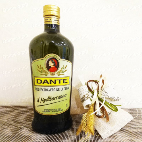 Масло оливковое EXTRA VIRGIN Mediterraneo Dante 1 л